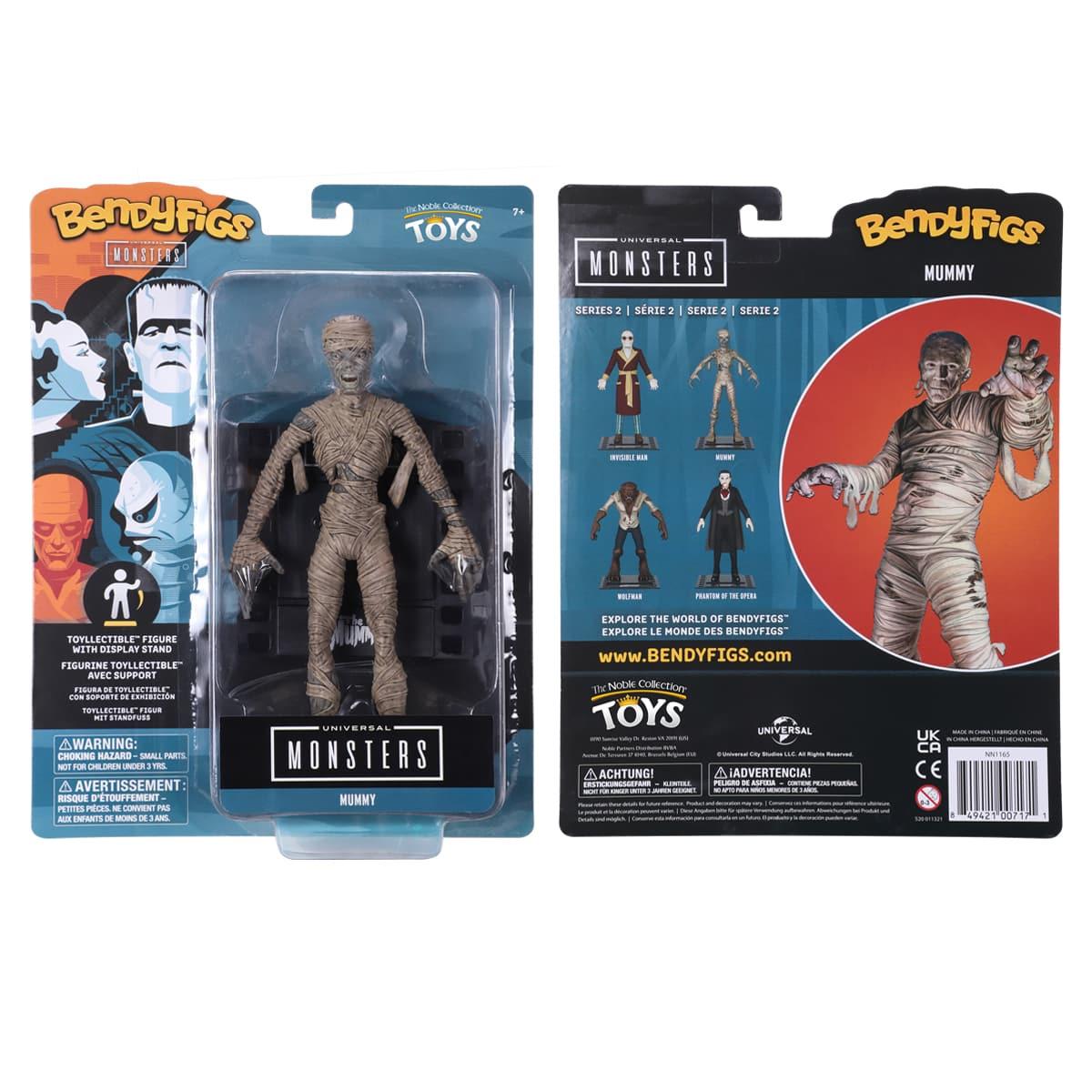 Universal Monsters Bendyfigs Action Figure - Mummy (possibly non-mint)