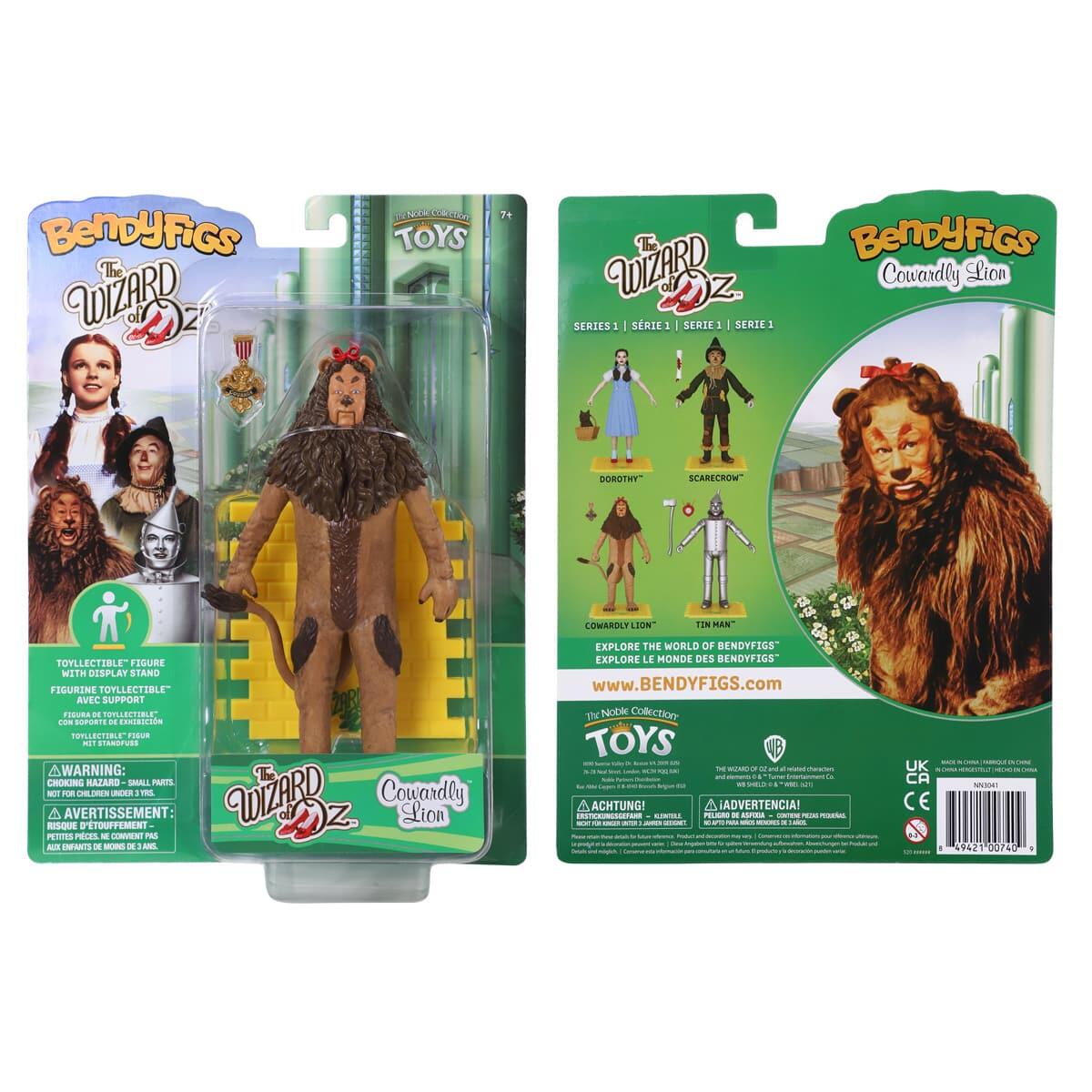 The Wizard of Oz Bendyfigs Action Figure - Cowardly Lion (possibly non-mint)