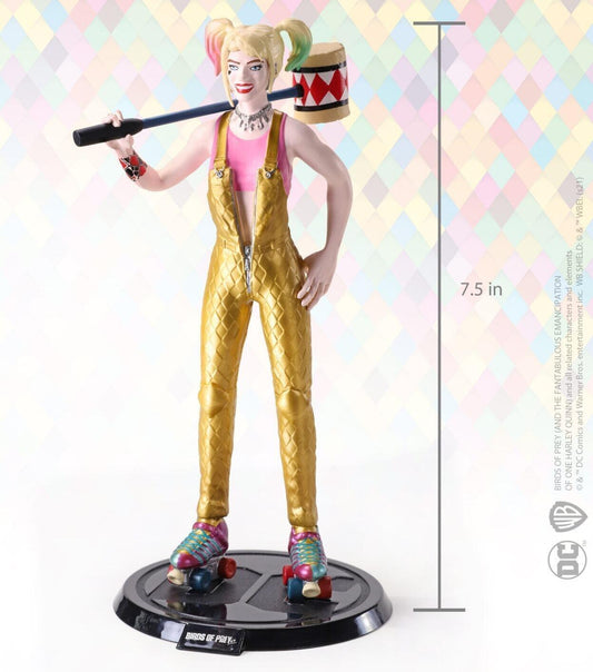 DC Bendyfigs Action Figure - Harley Quinn (Birds of Prey) (possibly non-mint)