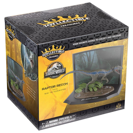 Jurassic World Toyllectible Treasures Diorama Figure - Blue Raptor Recon