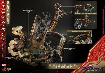 Spider-Man Intergrated Suit (Deluxe) - Spider-Man: No Way Home Marvel Hot Toys Collectibles 1/6 Scale Action Figure