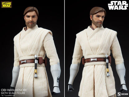 Obi-Wan Kenobi - Star Wars: The Clone Wars Sideshow Collectibles 1/6 Scale Action Figure