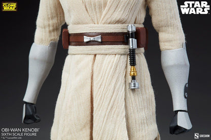 Obi-Wan Kenobi - Star Wars: The Clone Wars Sideshow Collectibles 1/6 Scale Action Figure