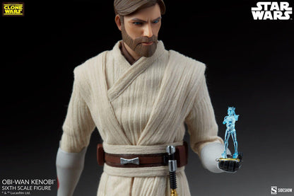 Obi-Wan Kenobi - Star Wars: The Clone Wars Sideshow Collectibles 1/6 Scale Action Figure