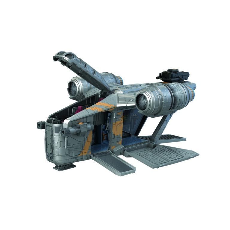 Star Wars Mission Fleet Deluxe Action Figure - Razor Crest with The Mandalorian & The Child