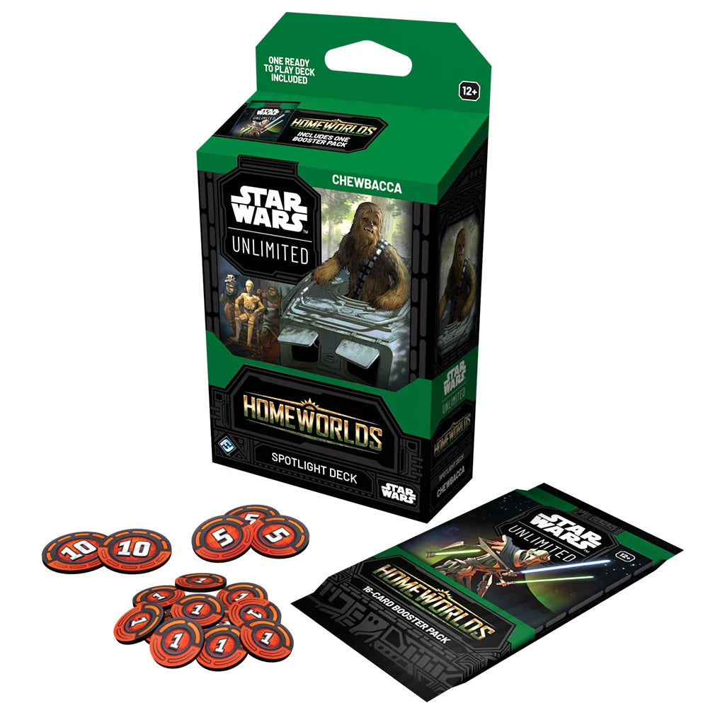 *PRE-ORDER Star Wars: Unlimited Homeworlds Trading Card Game - Spotlight Deck (Chewbacca)