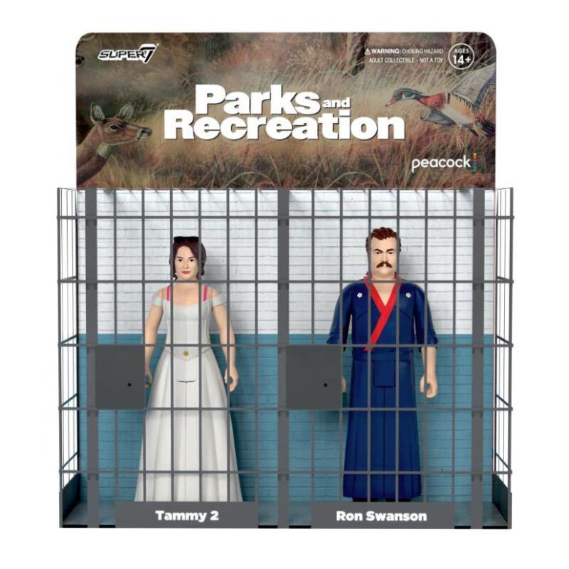 Parks and Recreation Wave 2 ReAction Figure - Ron and Tammy Wedding Night Twin Pack