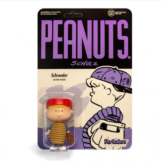 Peanuts Reaction Action Figure - Baseball Schroeder