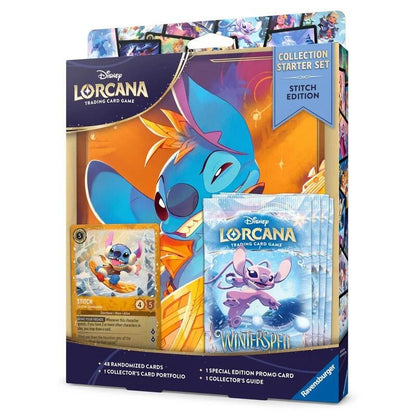Disney Lorcana Trading Card Game Winterspell - Stitch Edition Collection Starter Deck