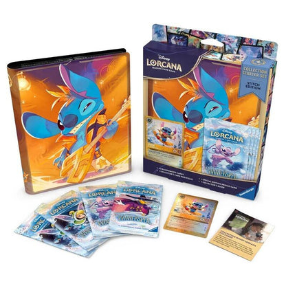 Disney Lorcana Trading Card Game Winterspell - Stitch Edition Collection Starter Deck