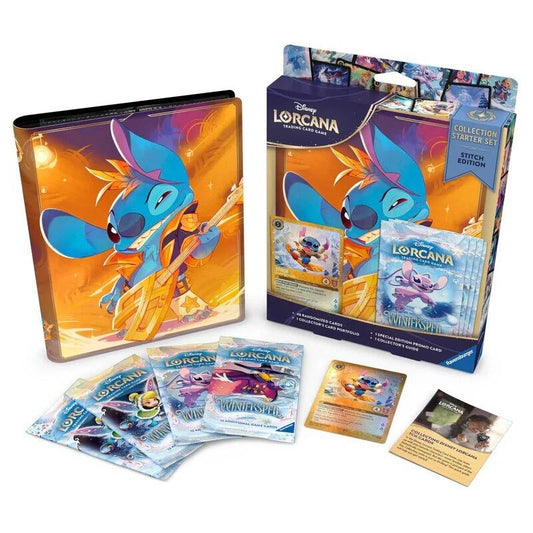 Disney Lorcana Trading Card Game Winterspell - Stitch Edition Collection Starter Deck