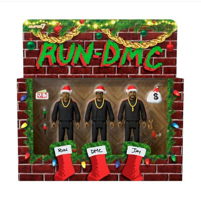RUN DMC ReAction Action Figure Wave 2 - Holiday 3 Pack