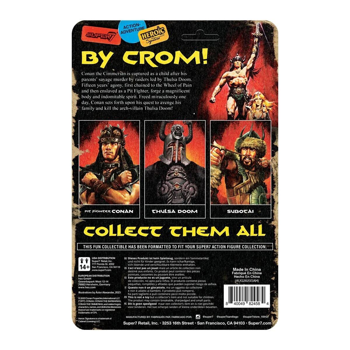 Conan The Barbarian ReAction Action Figure Wave 1 - Pit Fighter Conan