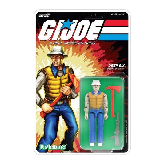 *PRE-ORDER G.I. Joe ReAction+ Action Figure Wave 9 - Deep Six