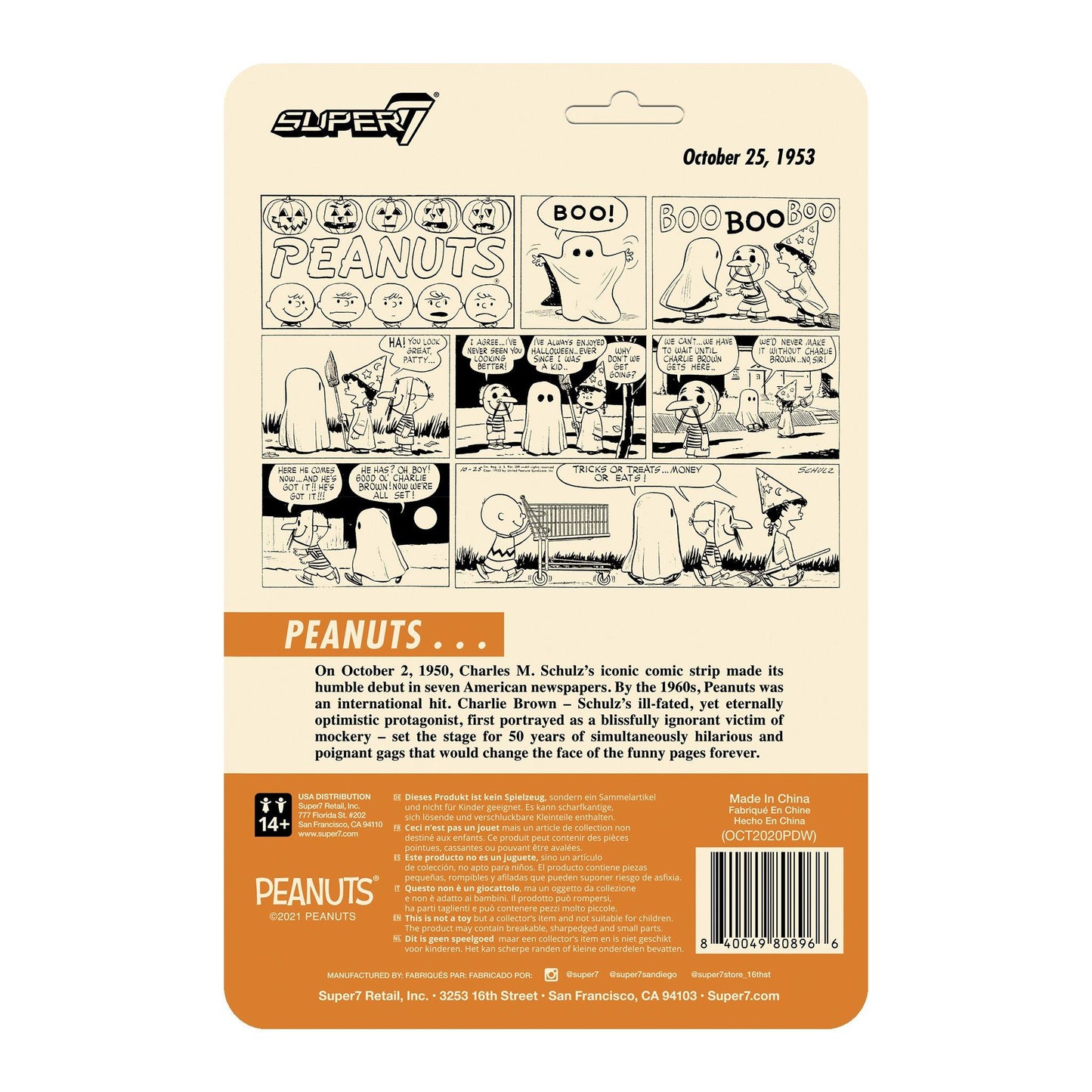 Peanuts Reaction Wave 4 Action Figure - Witch Violet