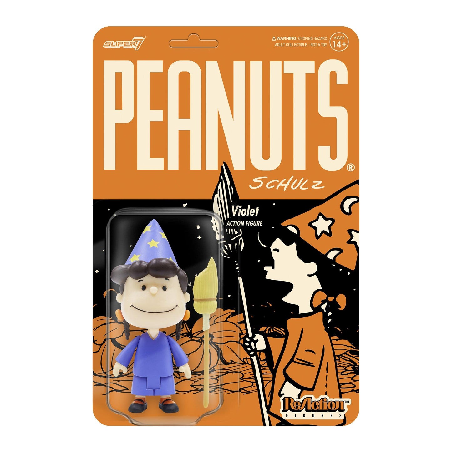 Peanuts Reaction Wave 4 Action Figure - Witch Violet