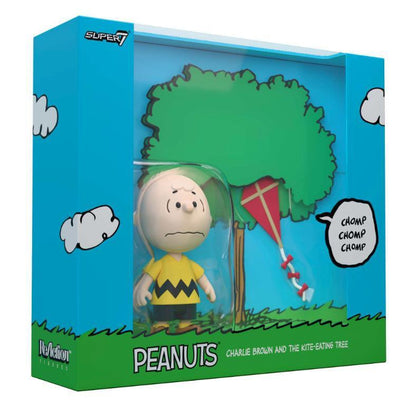 Peanuts Reaction Action Figure - Charlie Brown and The Kite-Eating Tree (Diorama Box)