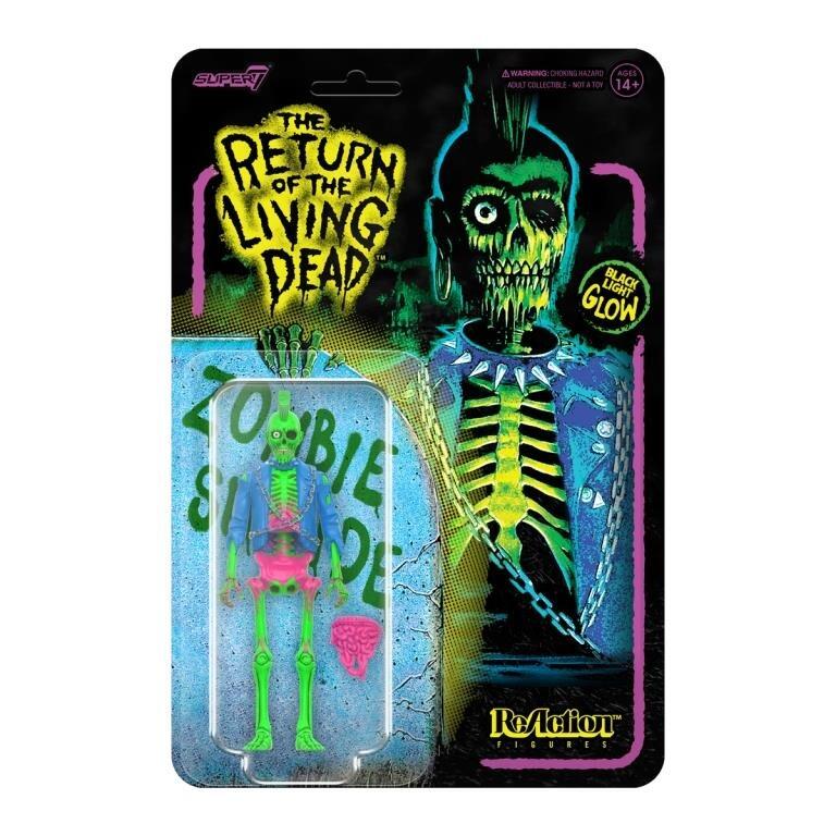 Return of the Living Dead ReAction Action Figure Wave 3 SDCC 2024 Exclusive - Zombie Suicide (Glow)