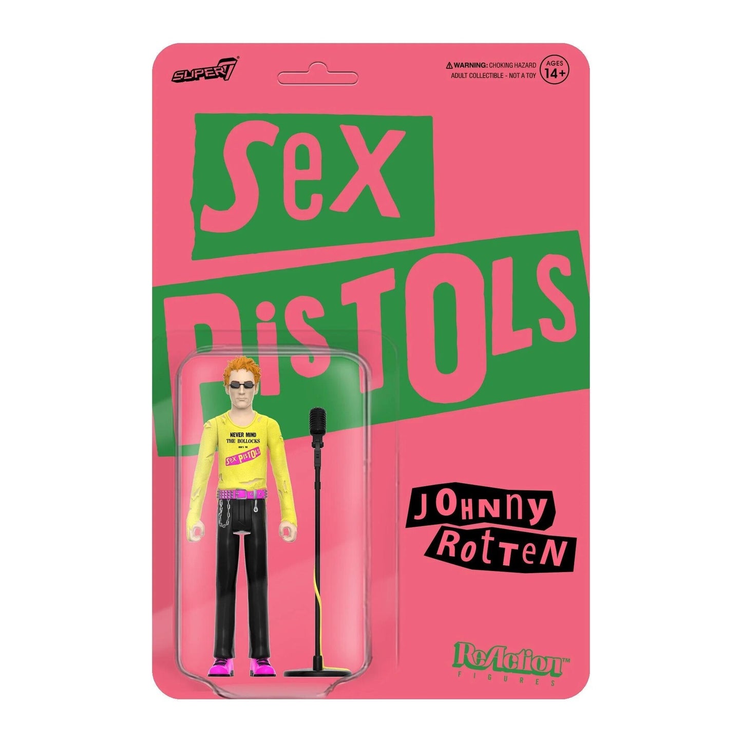 Sex Pistols ReAction Action Figure Wave 2 - Johnny Rotten (Never Mind The Bollocks)