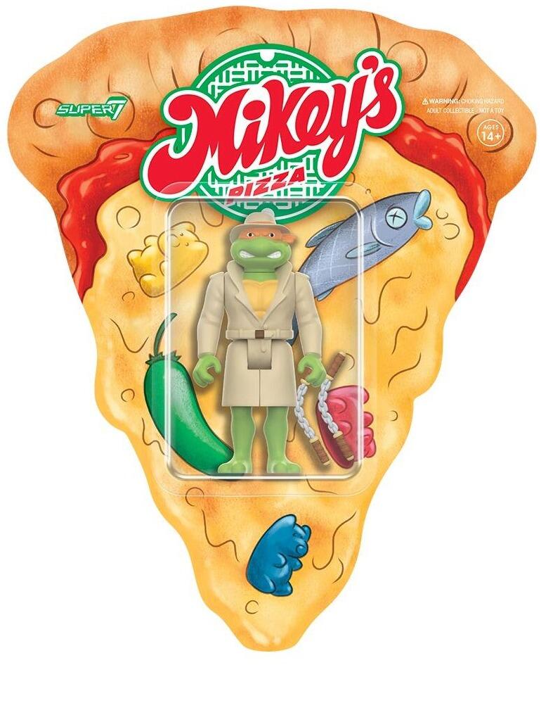 Teenage Mutant Ninja Turtles SDCC 2024 SAF UK Exclusive ReAction Figure - Undercover Michelangelo (Mikey's Pizza)