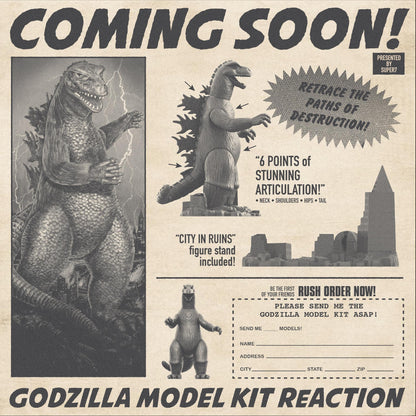 TOHO Godzilla Reaction SDCC 2024 SAF UK Exclusive Action Figure - Godzilla (Model Kit)