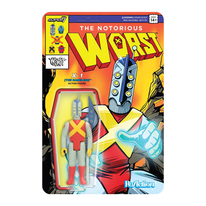 The Worst SDCC 2024 SAF UK Exclusive ReAction Figure - X-1 (The Nameless)