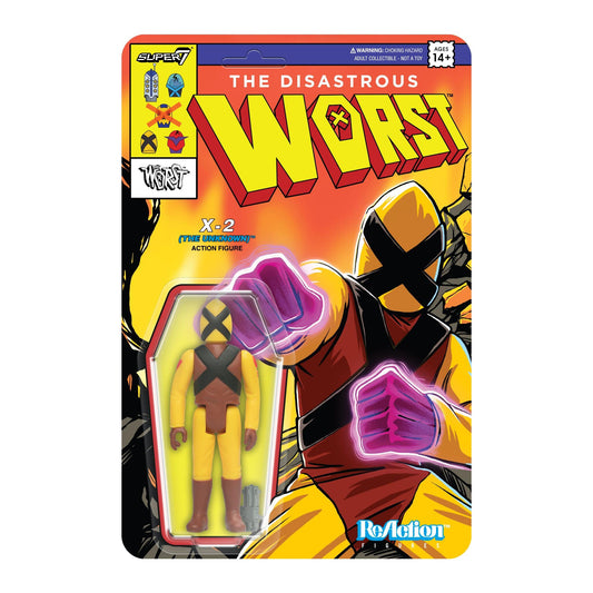 The Worst SDCC 2024 SAF UK Exclusive ReAction Figure - X-2 (The Unknown)