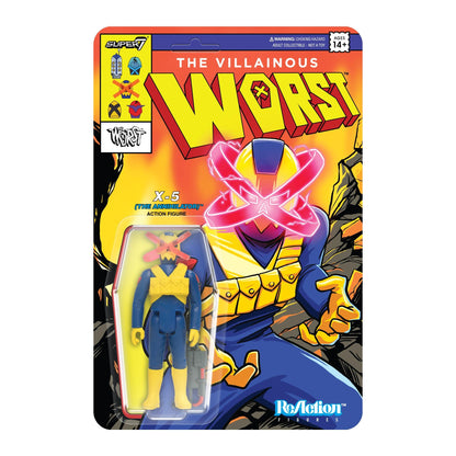 The Worst SDCC 2024 SAF UK Exclusive ReAction Figure - X-5 (The Annihilator)