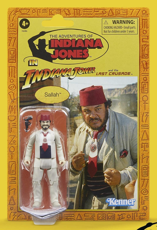 Indiana Jones Retro 3.75 Inch Action Figure - Sallah (Possibly Non-Mint)