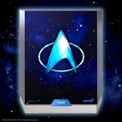 Star Trek: The Next Generation ReAction Ultimates! Action Figure Wave 1 - Commander Riker
