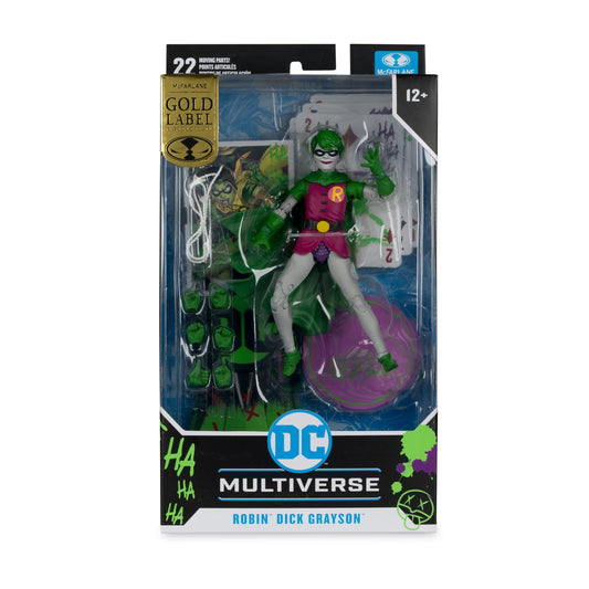DC Multiverse 7 Inch Action Figure - Jokerised Robin (Dick Grayson) (Gold Label)