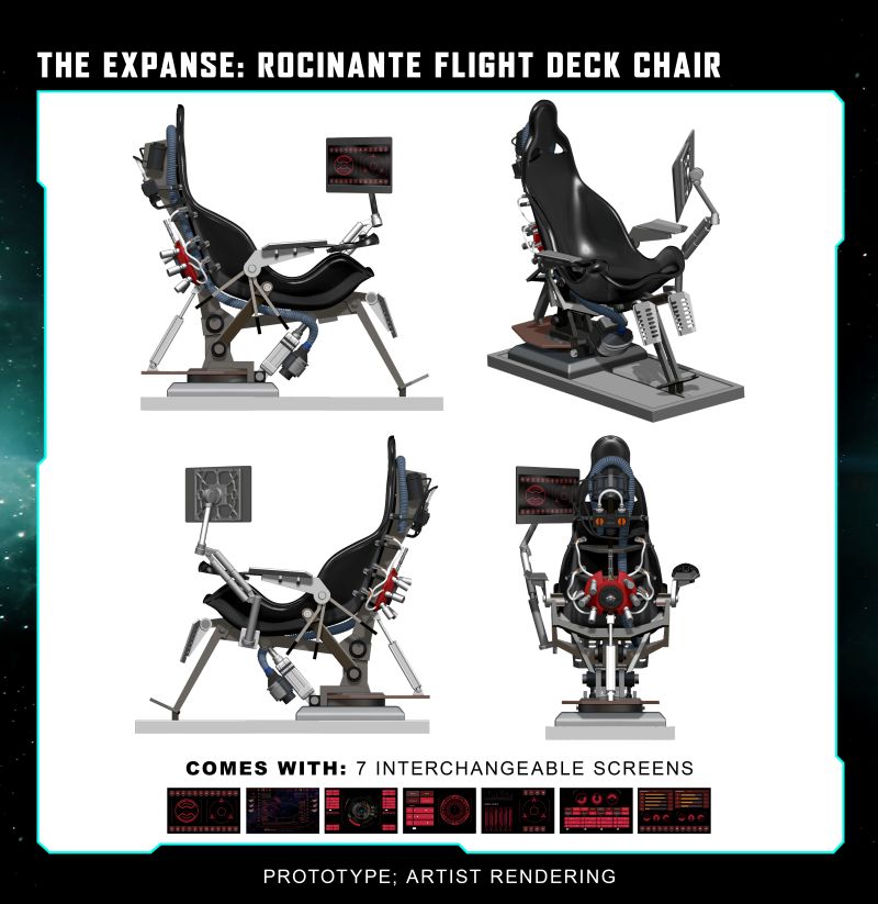 *PRE-ORDER Nacelle Toys The Expanse 7 Inch Scale Action Figure Wave 1 - Rocinate Flight Deck Chair