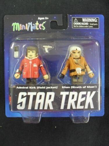 Star Trek Captain Captain Kirk (Field Jacket) and Khan (Wrath of Khan) Minimates -  Action Figure