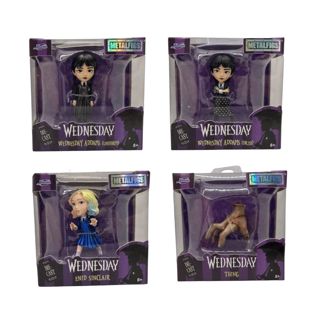 Wednesday 2.5 Inch Metal Figs - Set of 4