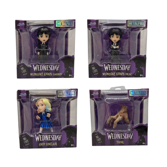 Wednesday 2.5 Inch Metal Figs - Set of 4