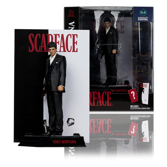 Scarface Movie Maniacs 6 Inch Posed Figure Wave 4 - Tony Montana