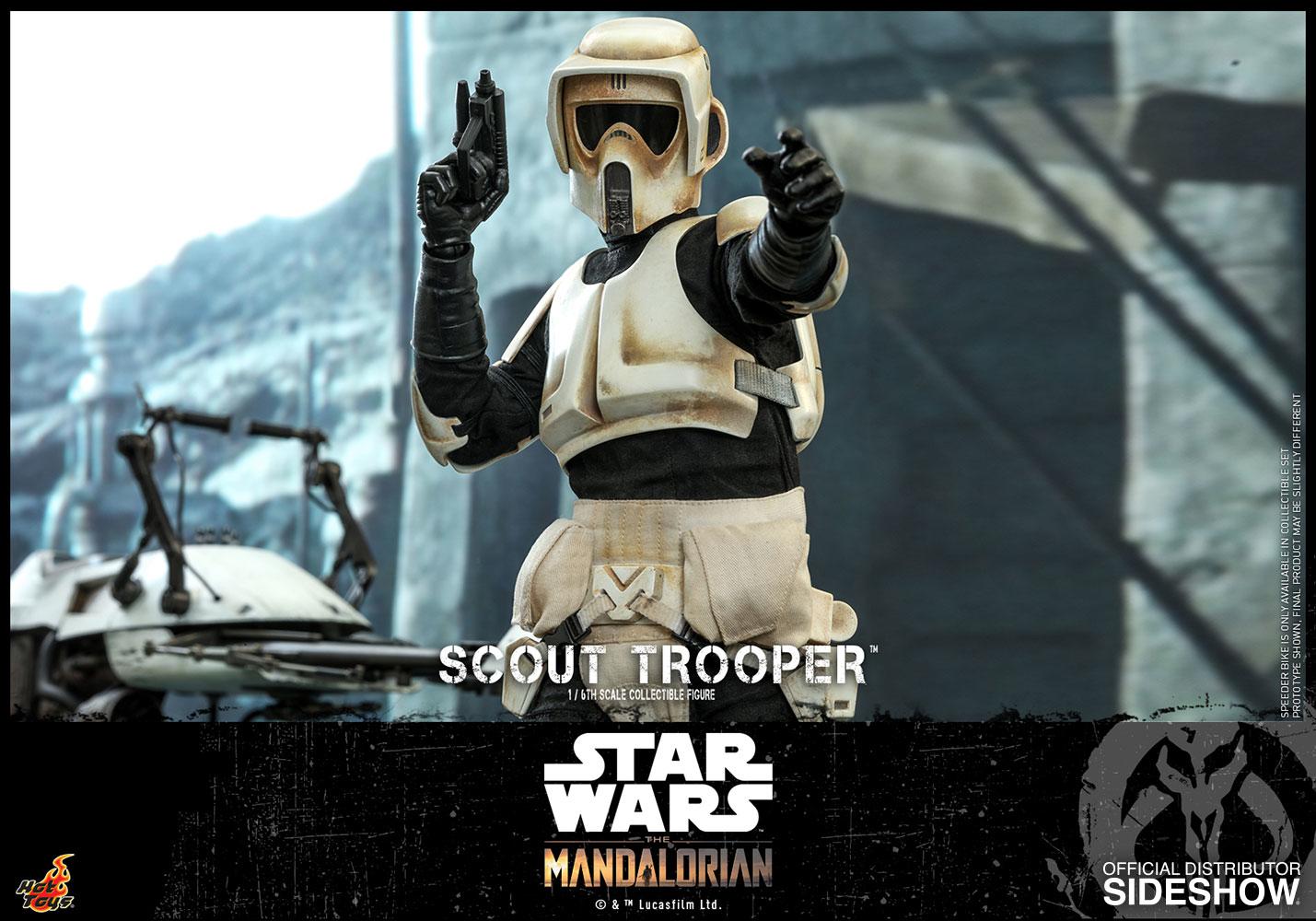 Imperial Scout Trooper (Mandalorian) - Star Wars Hot Toys Collectibles 1/6 Scale Action Figure