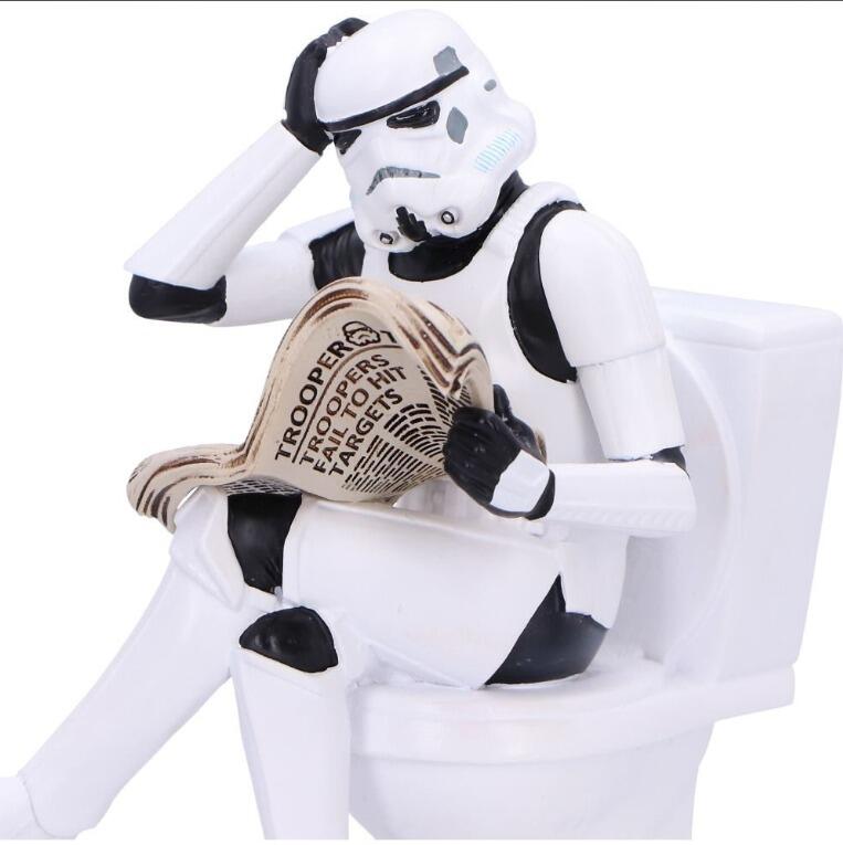 Star Wars The Original Stormtrooper 5.5 Inch Resin Collectible Figurine - Stormtrooper Pooper Trooper