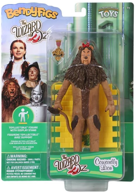 The Wizard of Oz Bendyfigs Action Figure - Cowardly Lion (possibly non-mint)