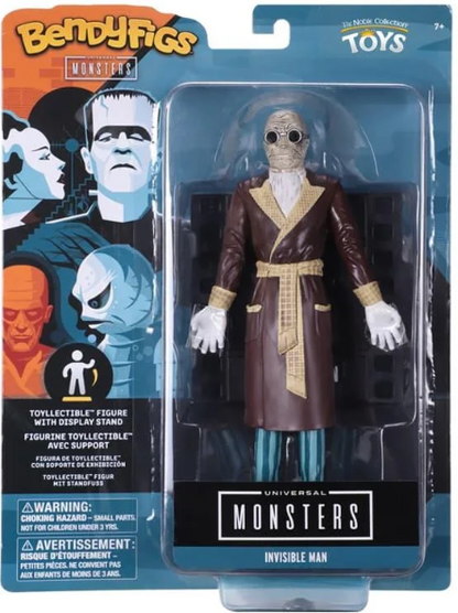 Universal Monsters Bendyfigs Action Figure - Invisible Man (possibly non-mint)
