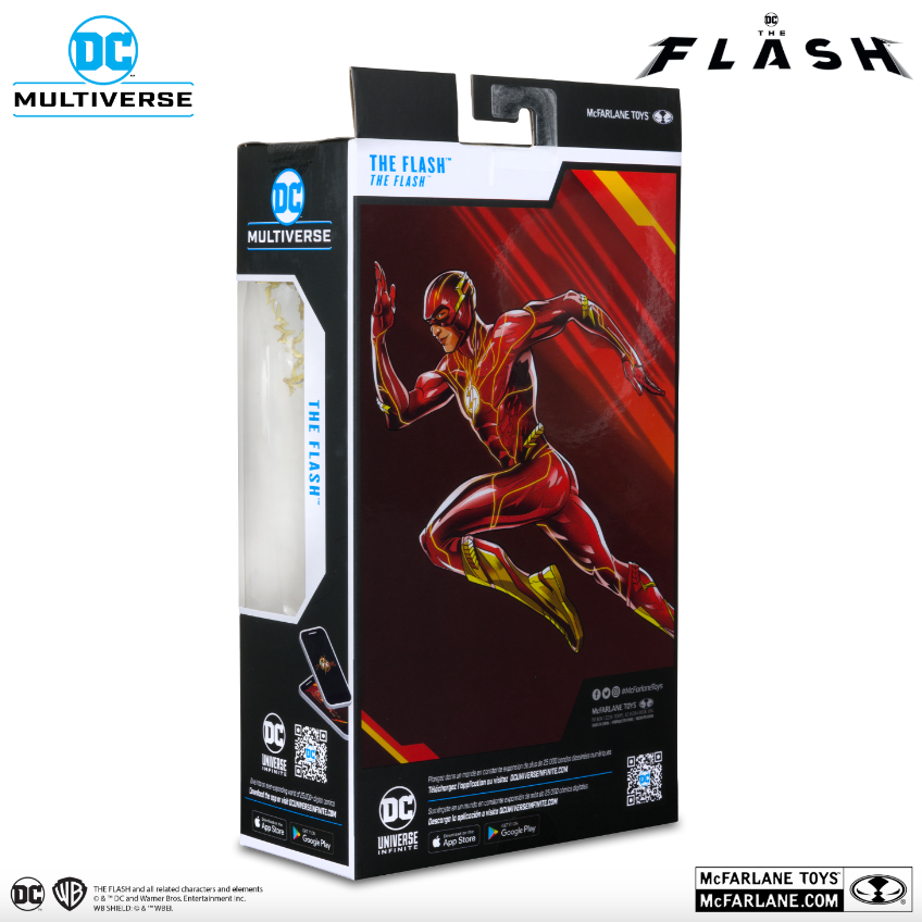 DC The Flash Movie 7 Inch Action Figure - The Flash (Speed Force Variant) (Gold Label)