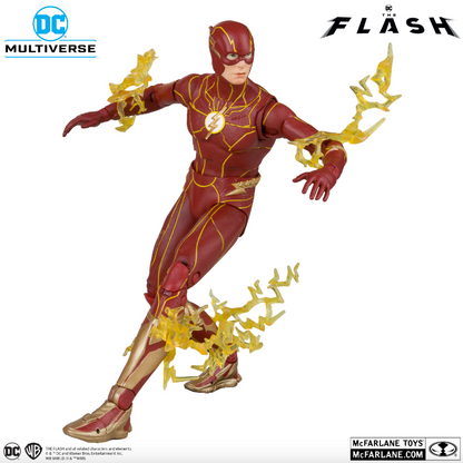 DC The Flash Movie 7 Inch Action Figure - The Flash (Speed Force Variant) (Gold Label)