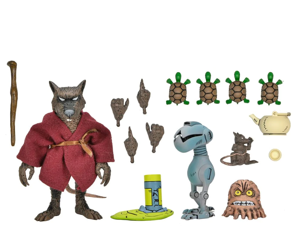 Teenage Mutant Ninja Turtles Comic 7 Inch Ultimate Action Figure - Splinter (Mirage Comics)