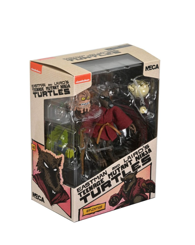 Teenage Mutant Ninja Turtles Comic 7 Inch Ultimate Action Figure - Splinter (Mirage Comics)