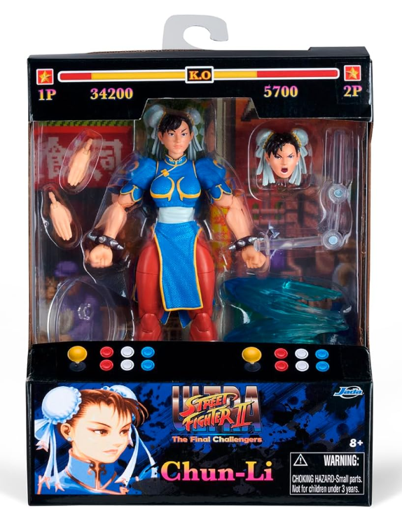 Ultra Street Fighter II 6 Inch Action Figure Wave 1 - Chun-Li