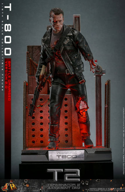 *PRE-ORDER T-800 Terminator (Battle Damaged 2.0) Hot Toys Collectibles 1/6 Scale Action Figure