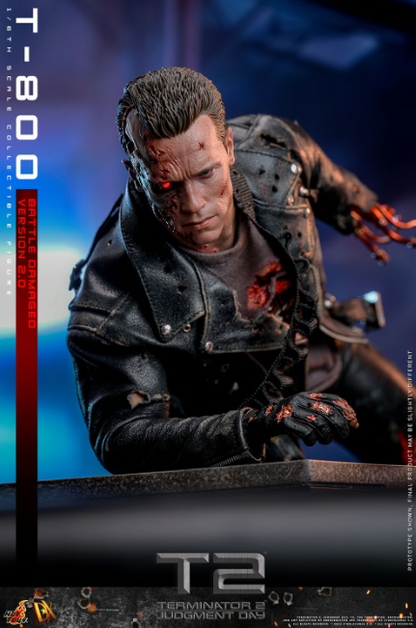 *PRE-ORDER T-800 Terminator (Battle Damaged 2.0) Hot Toys Collectibles 1/6 Scale Action Figure