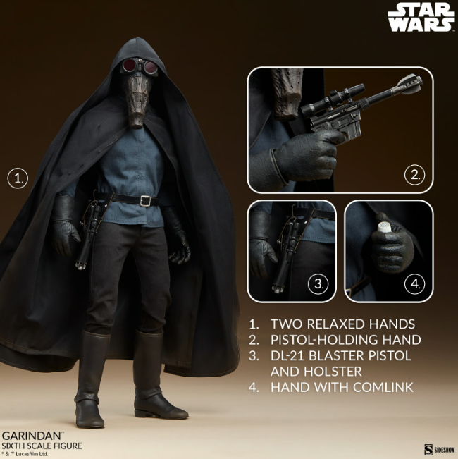 Garindan - Star Wars: A New Hope Sideshow Collectibles 1/6 Scale Action Figure (Re-Run)