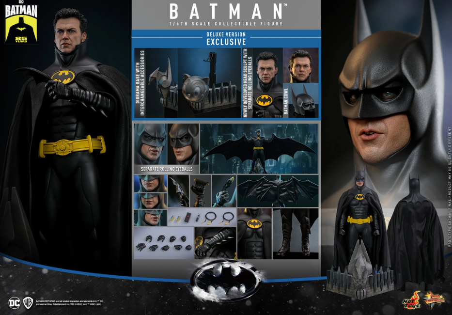 Batman (Deluxe)- Batman Returns Hot Toys Collectibles 1/6 Scale Action Figure