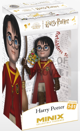 Harry Potter Minix 5 Inch Collectible Figurine - Harry Potter (Quidditch)